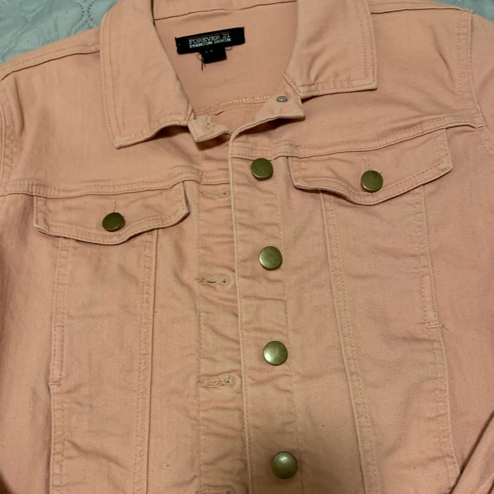 Pink Jean Jacket - Picture 3 of 5